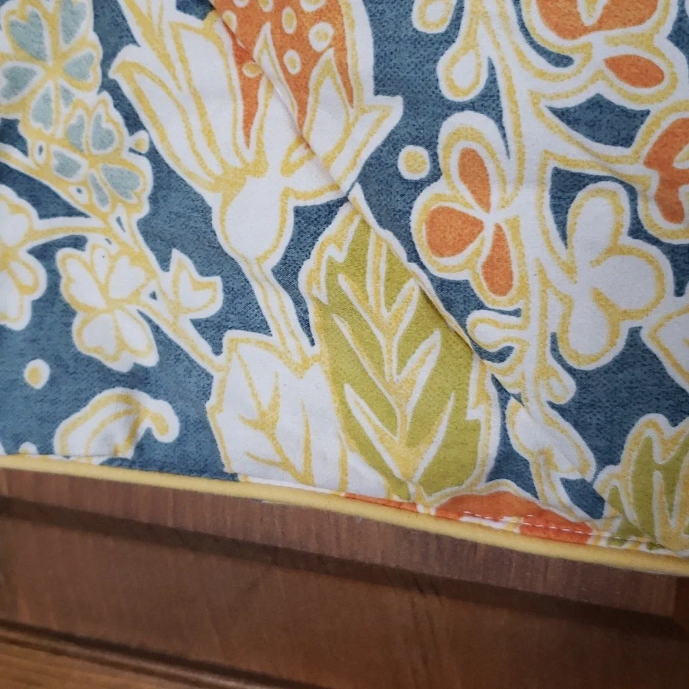 Pottery Barn MAGGIE Quilted Floral Euro Pillow Sham 26x26